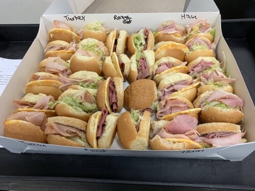 mini sandwiches
